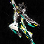 "Envy" Digital image of a Man jumping in the air