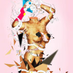 "Lust" digital image of a woman