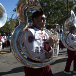 FSU Homecoming Parade, Marching Chiefs Royal Flush