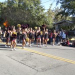 FSU Homecoming Parade, cheerleaders