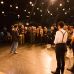 2014 Advisory Board Meeting, people standing