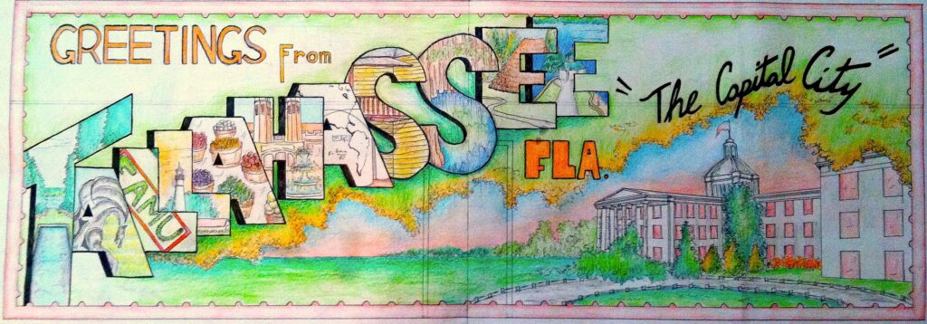 Postcard-of-the-Capital-City-Color-Drawing