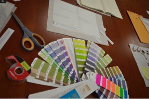 The SCAP studios were filled with stacks of mulberry paper, Pantone guides, sketches, mockups, negatives and ink, set against the sound of the Vandercooks working away.