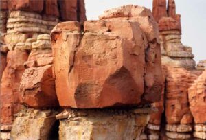 Rockwork from Big Thunder Mountain, Disneyland Paris. Photo courtesy of hormayco.com
