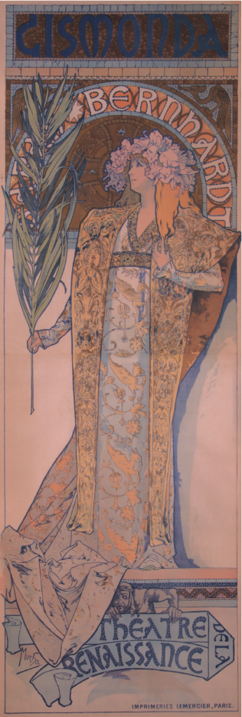  Alphonse Mucha, Gismonda, 1895, lithograph. Collection of Jack Rennert, New York.