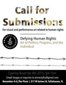 Amnesty International Call for Submissions