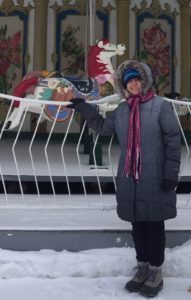 Dr. Parker-Bell in Tomsk, Russia where the temperature was -17F. With windchill factored in it was -27F.