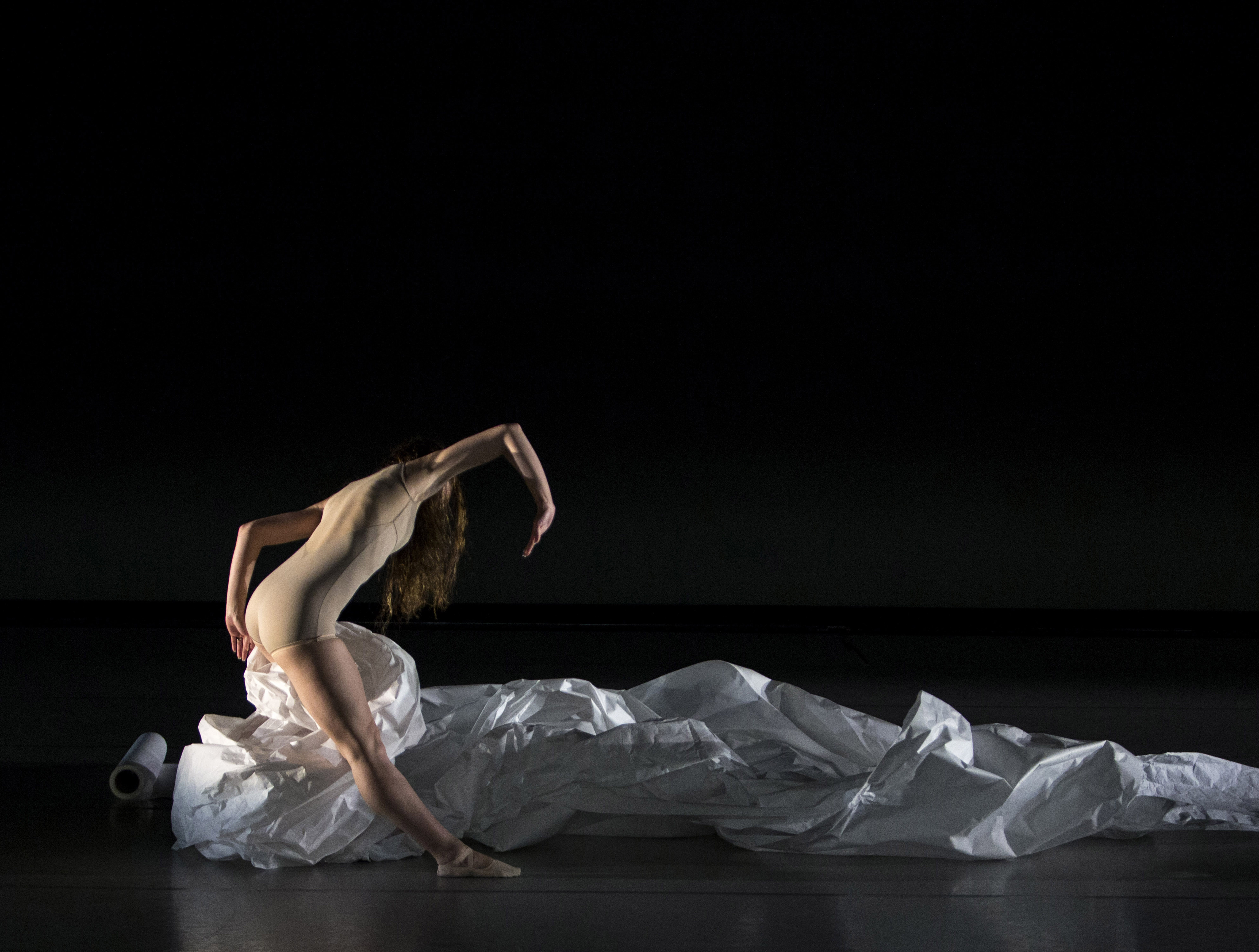 Dancer, Anna Patsfall. Photo by Meagan Helman.