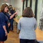 Second Lady Karen Pence tours the FSU art therapy program at the launch of her new initiative, Art Therapy: Healing with the HeART on Wednesday, Oct. 18, at Florida State University. (FSU Photography Services)