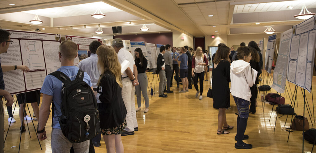 College of Fine Arts Students at the Undergraduate Spring Research Symposium 2018