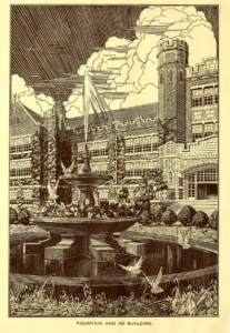 1929 Fountain & Building