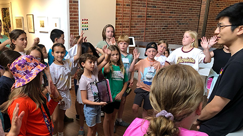 Art Ed Museum Ed MoFA Camp internship student instruction