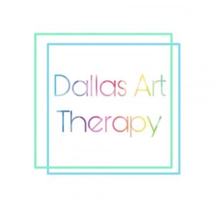 the logo for dallas art therapy