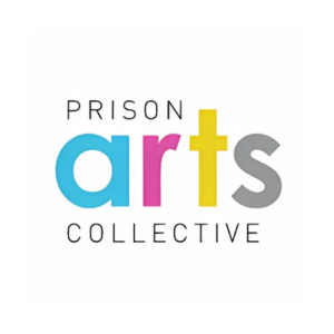 the prison arts collective logo on a white background
